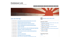 Desktop Screenshot of experience.life.at