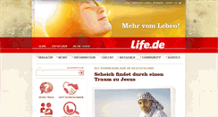 Desktop Screenshot of life.de